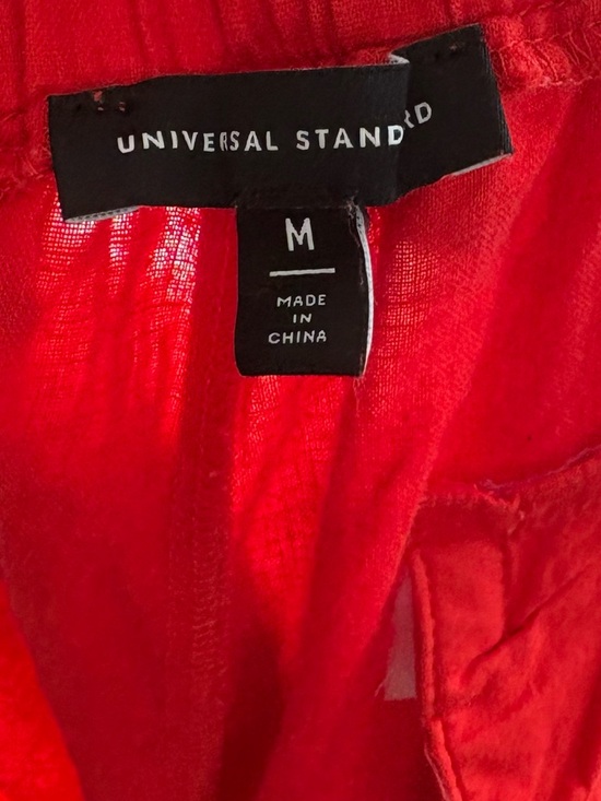 Universal Standard Coral Linen Blend Pants Medium Size 18-20 - Picture 5 of 6